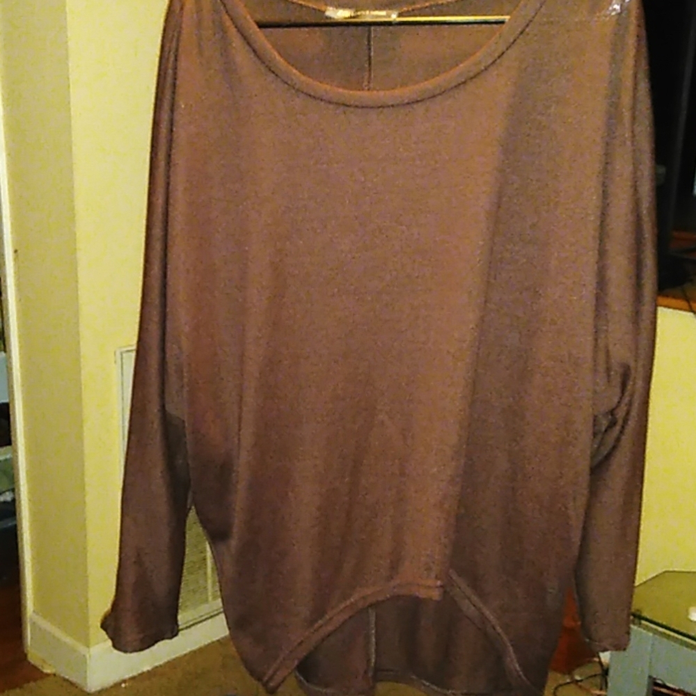 Zanzea collection size M brown long sleeve shirt